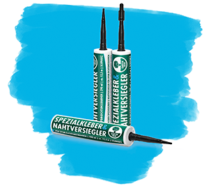 Spezialkleber / Versiegelung für EPDM-Dachbahn / Dichtungsbahnen - schwarz - 290 ml